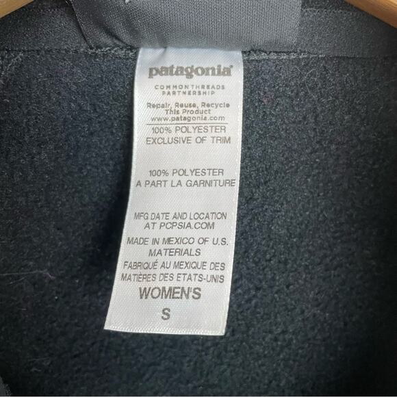 Patagonia | Black Fleece Zip Up Vest Wilderness Travel S - Picture 6 of 7